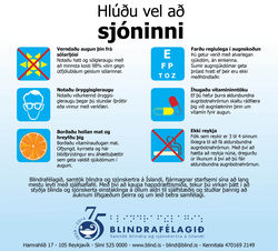 Sjónverndarplakat